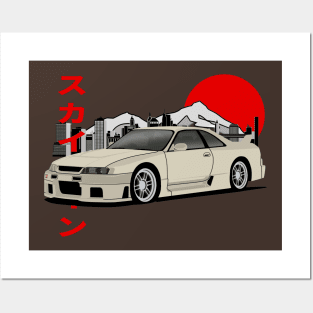 Nissan nismo gtr lm 1995 Posters and Art